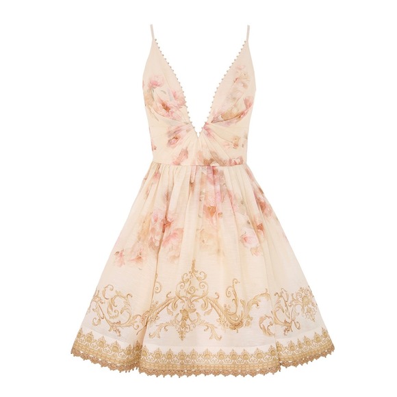 Zimmermann Dresses & Skirts - ZIMMERMANN
Hypnotic floral linen and silk minidress Size 4